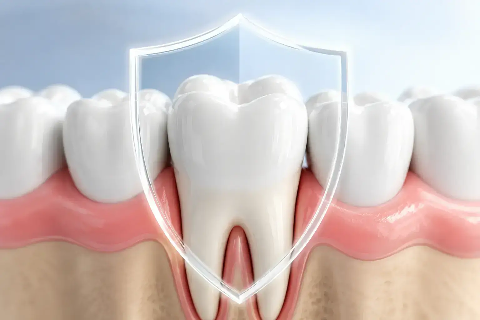 Root canal treatment protecting a natural tooth at Radiant 32, Bhowanipore